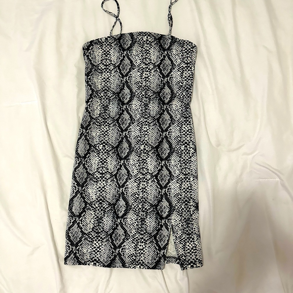 Snakeskin dress